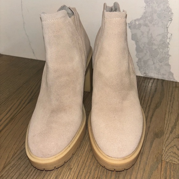 Dolce Vita Cashe H2O Waterproof Boots in Dune Suede Size 9.5 - Picture 11 of 14